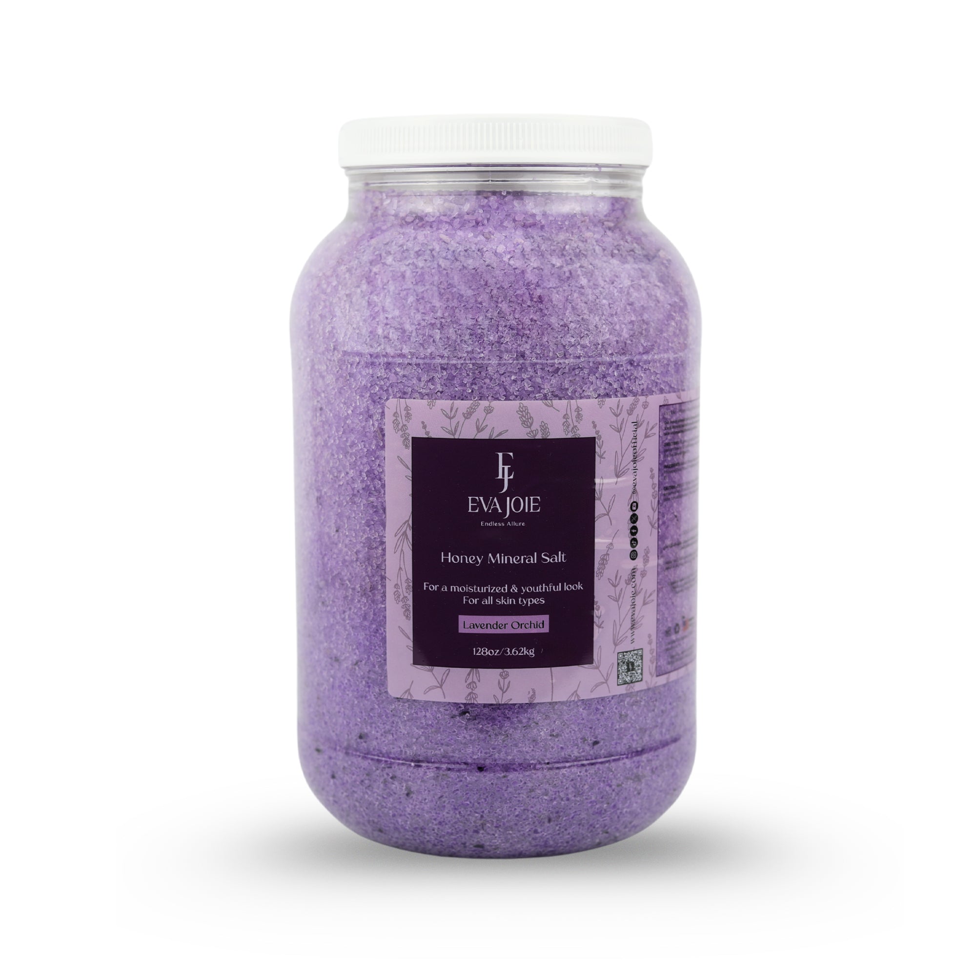 Honey Mineral Salt – Lavender Orchid 128 oz
