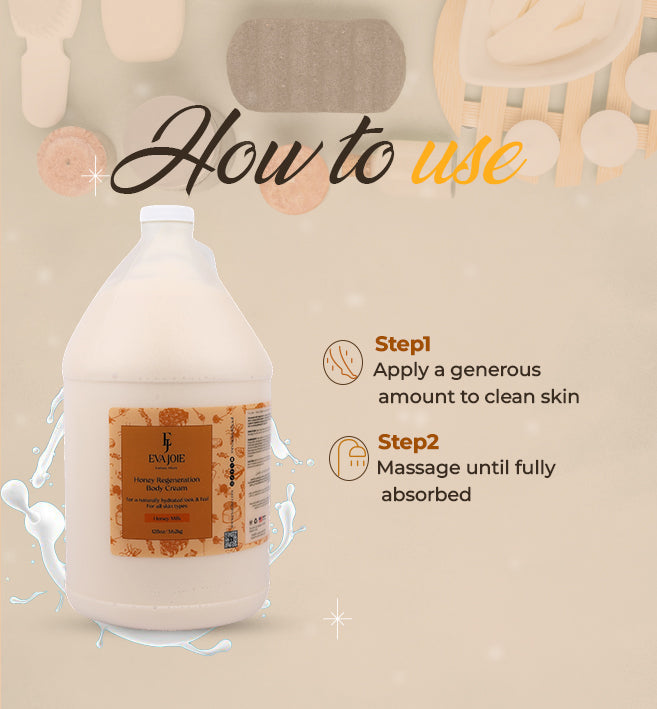 Honey Regeneration Body Cream – Honey Milk 128 oz