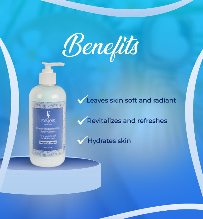 Honey Regeneration Body Cream – Grapefruit Dragon 16 oz