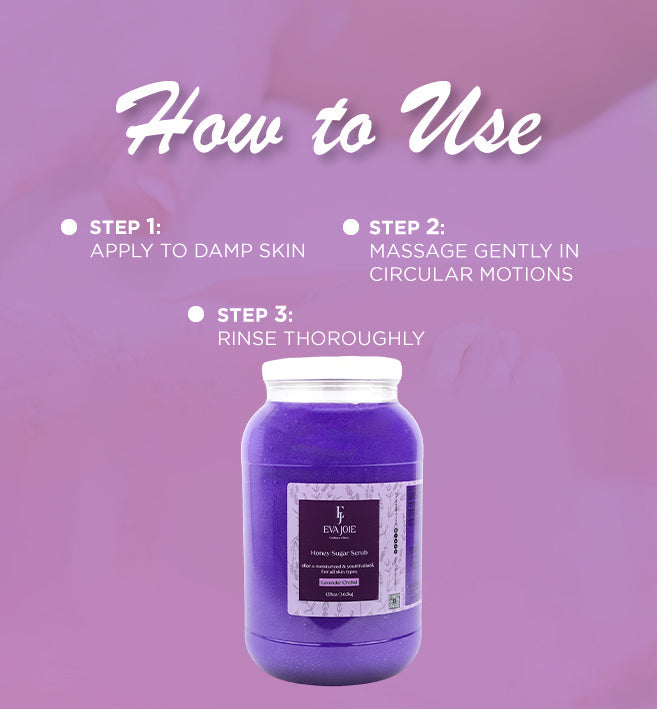 Honey Sugar Scrub – Lavender Orchid 128 oz