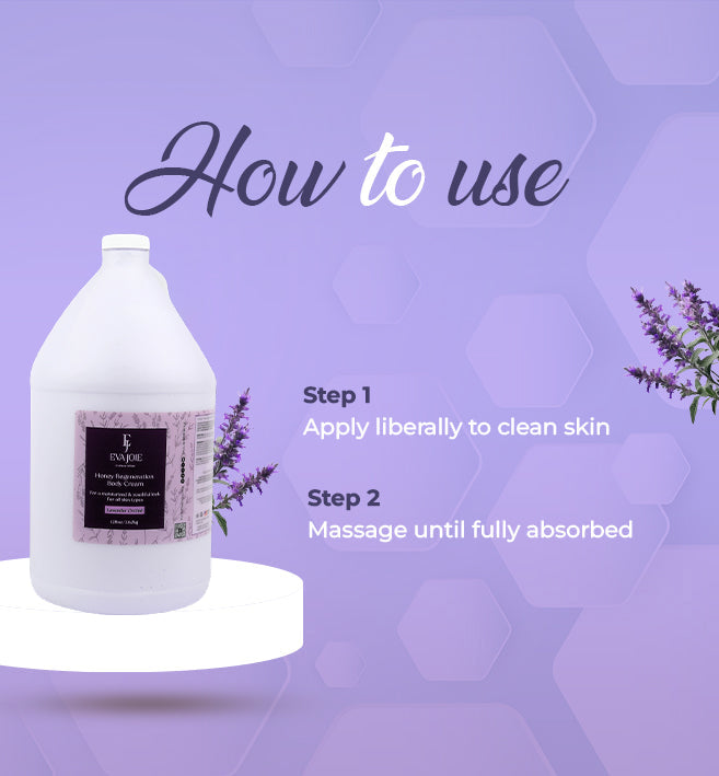 Honey Regeneration Body Cream – Lavender Orchid 128 oz