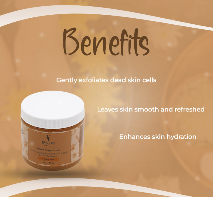 Honey Sugar Scrub – Honey Milk 16 oz