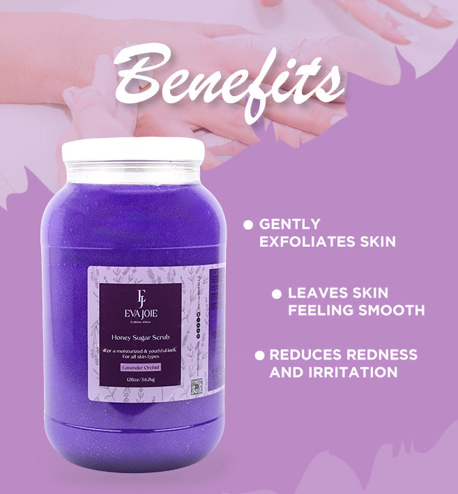 Honey Sugar Scrub – Lavender Orchid 128 oz