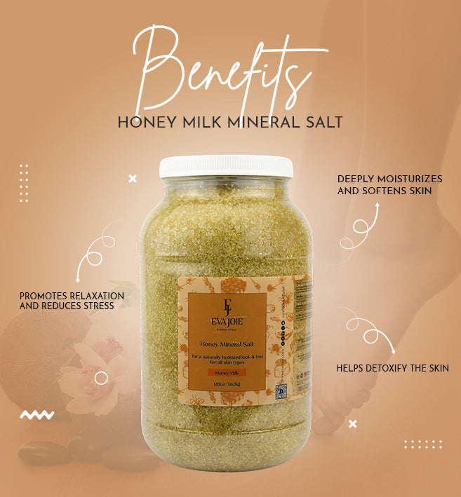Honey Mineral Salt – Honey Milk 128 oz
