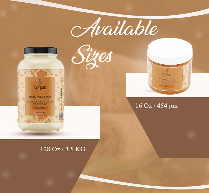 Honey Sugar Scrub – Honey Milk 16 oz