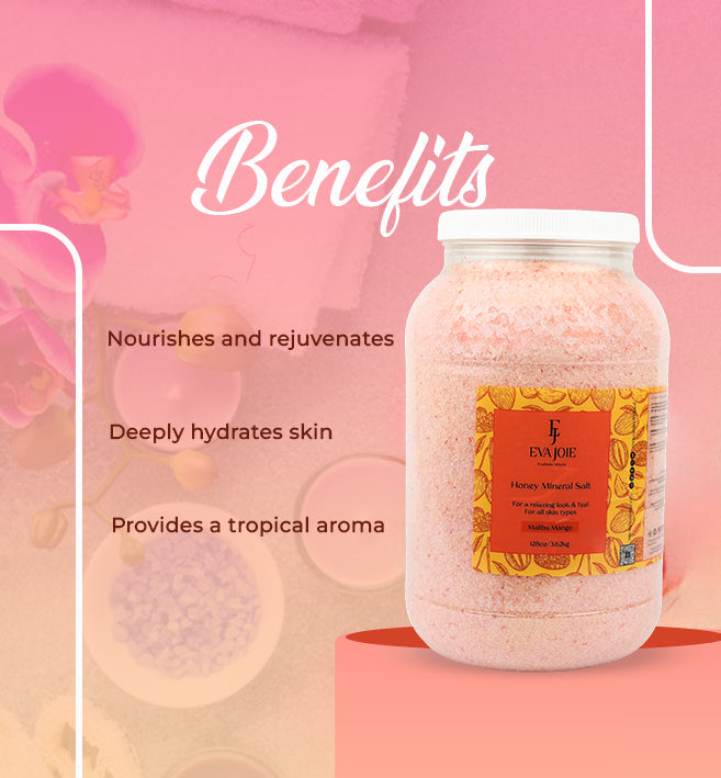 Honey Mineral Salt – Malibu Mango 128 oz