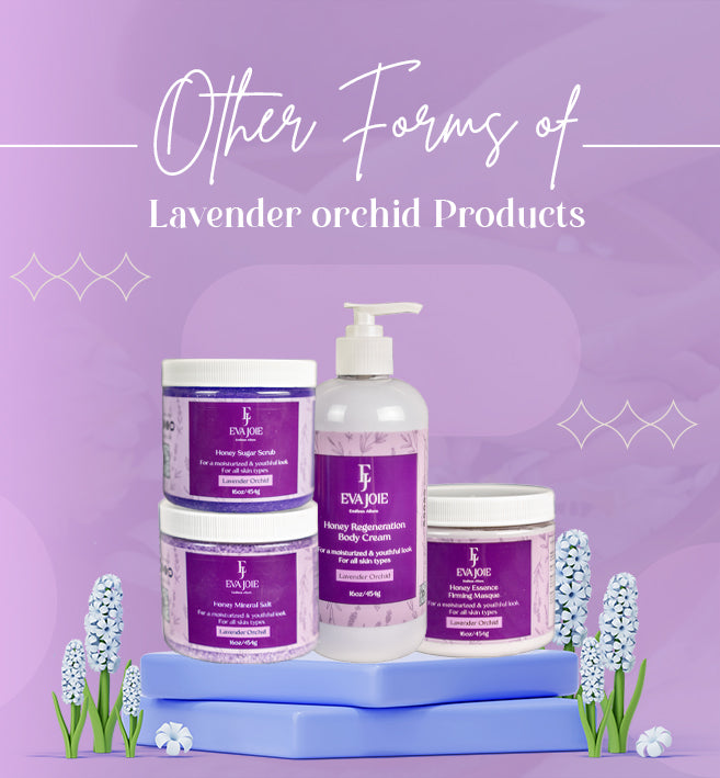 Honey Sugar Scrub – Lavender Orchid 16 oz