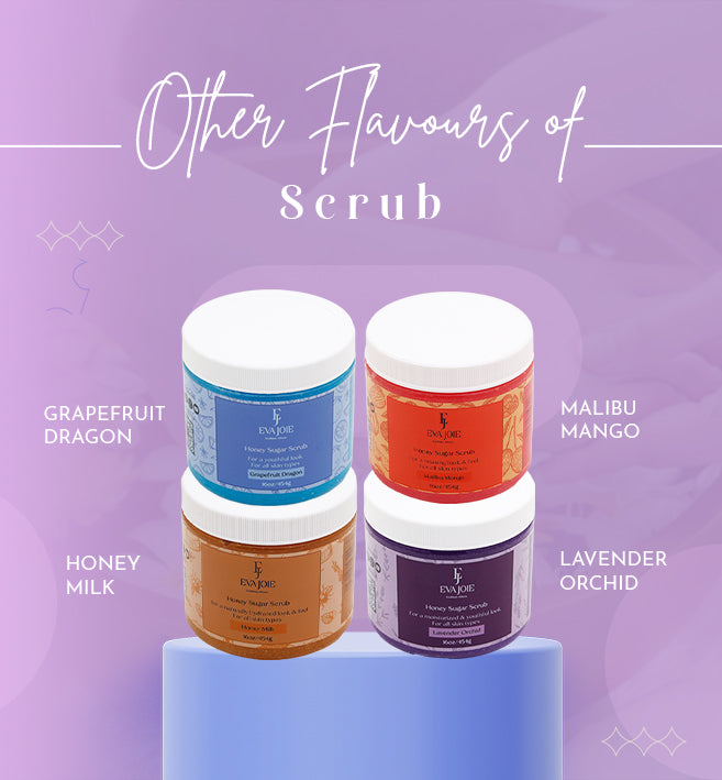 Honey Sugar Scrub – Lavender Orchid 16 oz