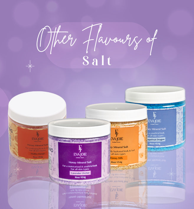 Honey Mineral Salt – Lavender Orchid 16 oz