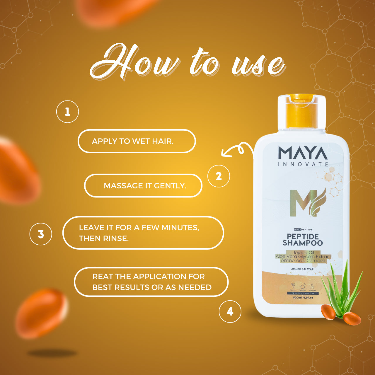 PEPTIDE SHAMPOO 500ML