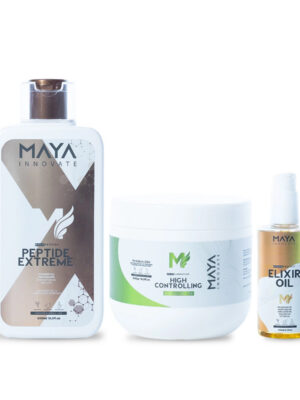MAYA INNOVATE, Triple Blend Set; Intensive moisturization and care for damaged Hair.