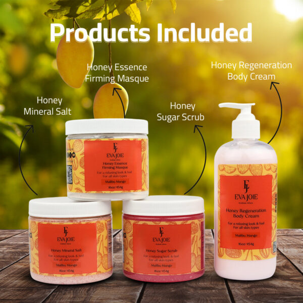 Eva Joie, Malibu Mango Spa Set, Regular Sizes