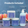 Eva Joie, Grapefruit Dragon Spa Set, Regular Sizes