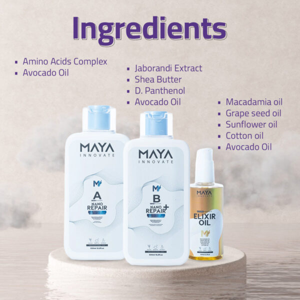 MAYA INNOVATE, Stretchy Hair Treatment Set