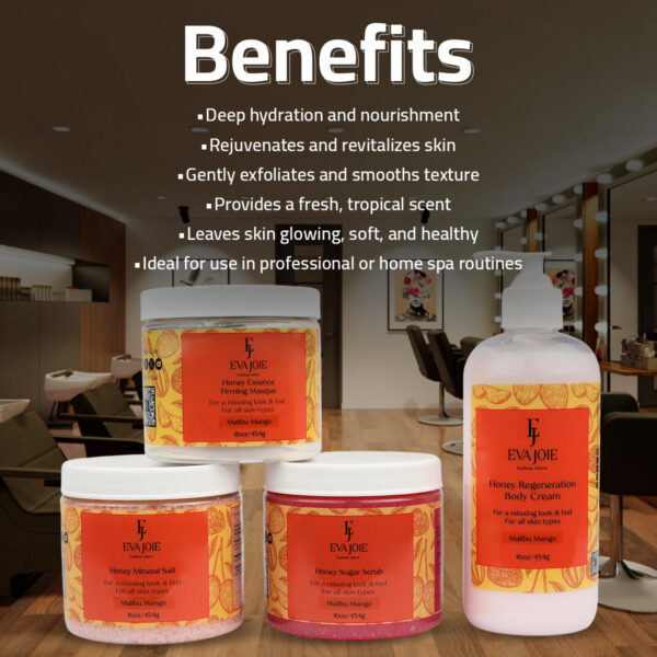 Eva Joie, Malibu Mango Spa Set, Regular Sizes