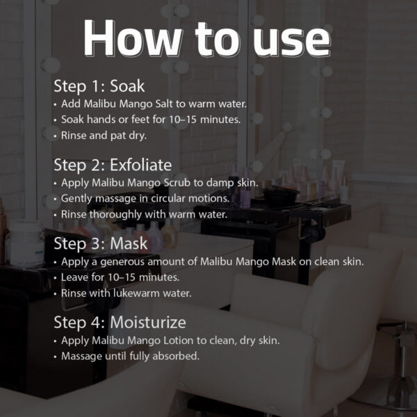 Eva Joie, Malibu Mango Spa Set, Professional Packs