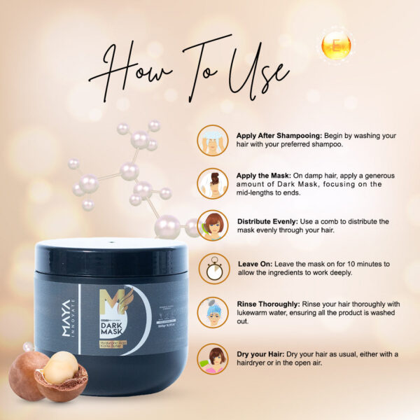 مايا إنوفيت، دارك ماسك العناية القصوى للشعر الداكن 500 مل