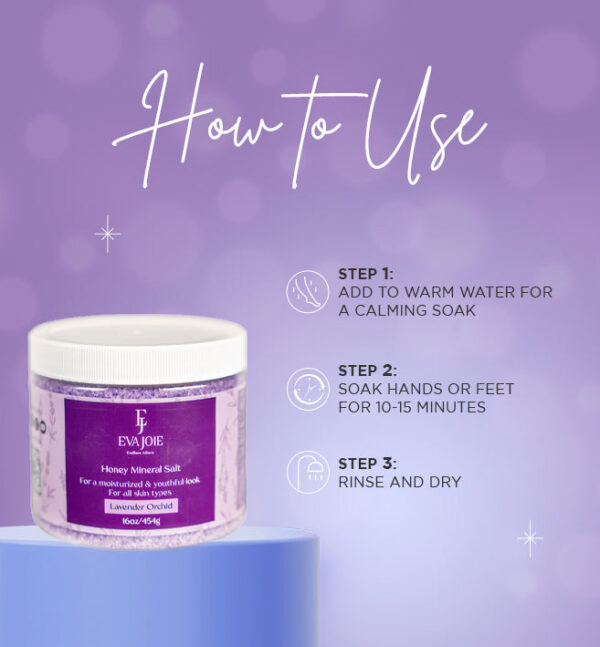 ملح العسل المعدني - لافندر أوركيد 16 أونصة