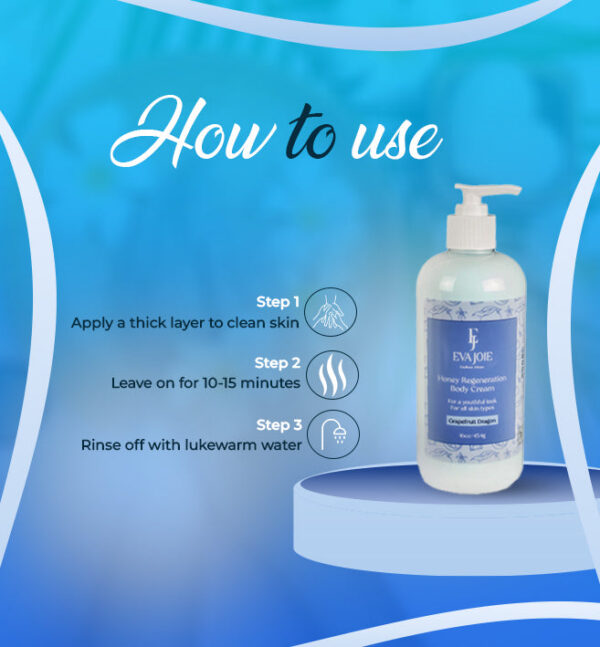 Honey Regeneration Body Cream – Grapefruit Dragon 16 oz