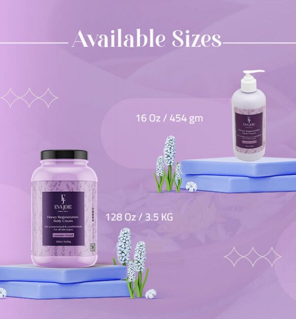 كريم تجديد الجسم بالعسل - لافندر أوركيد 16 أونصة