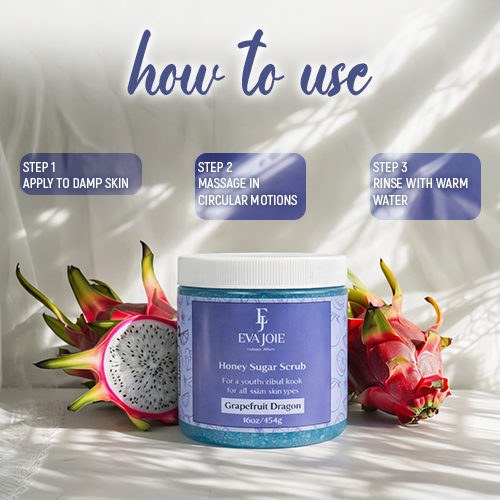 Honey - Sugar Scrub – Grapefruit Dragon 16 oz