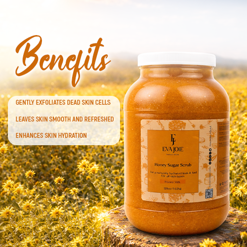 Honey Sugar Scrub – Milk Honey 128 oz by Eva Joie
