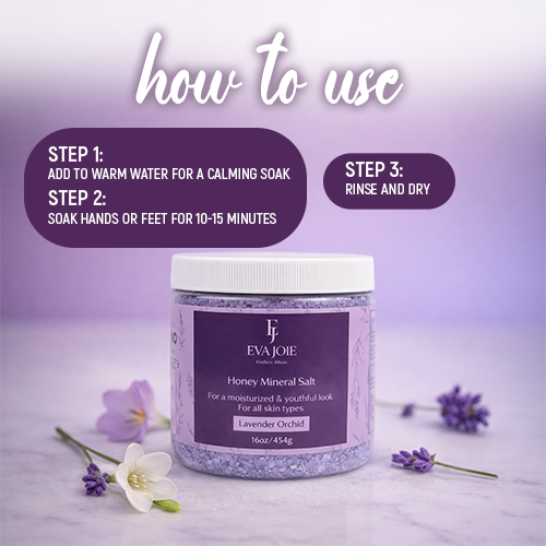Honey Mineral Salt 16 oz – Lavender Orchid