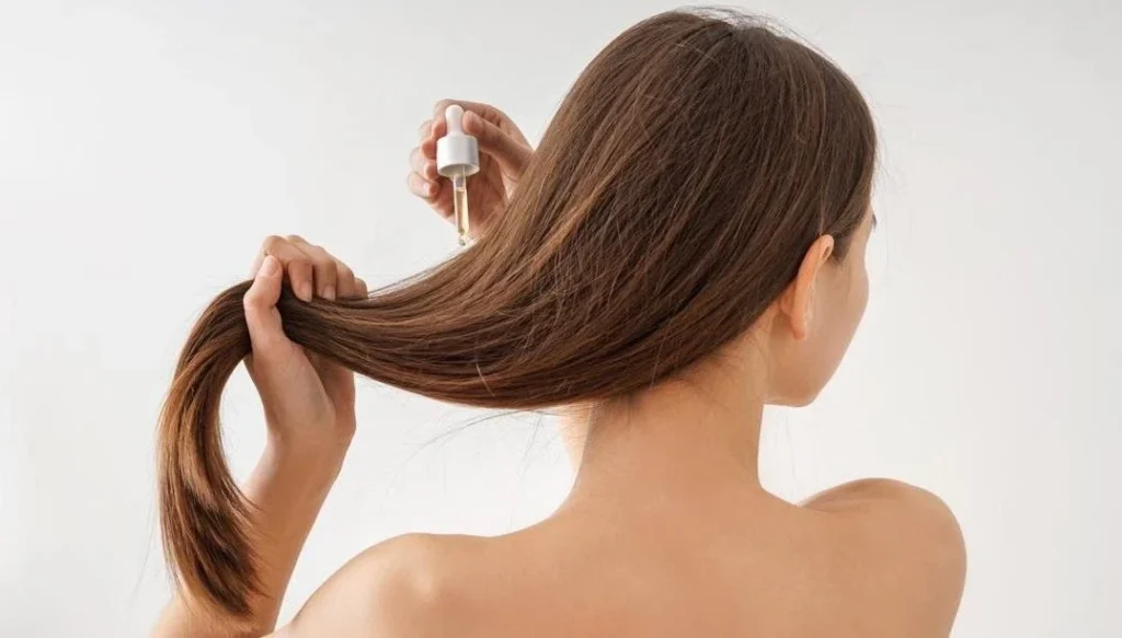 زيت شعر للشعر التالف