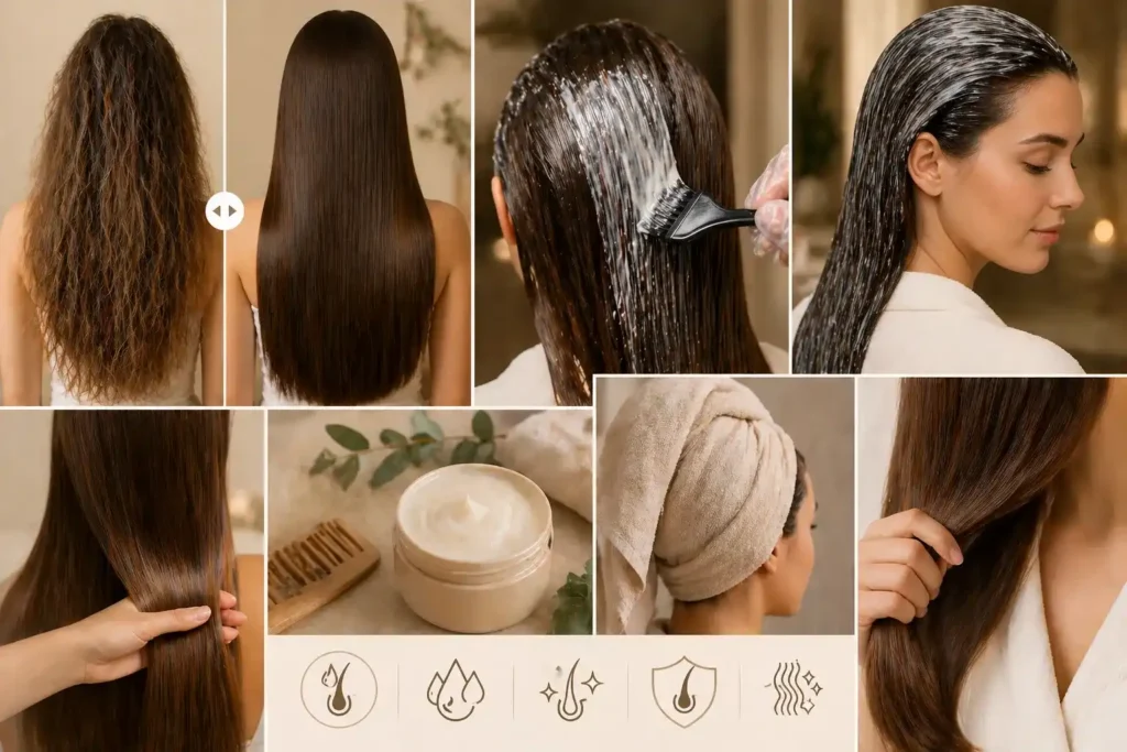 بوتوكس الشعر في المنزل