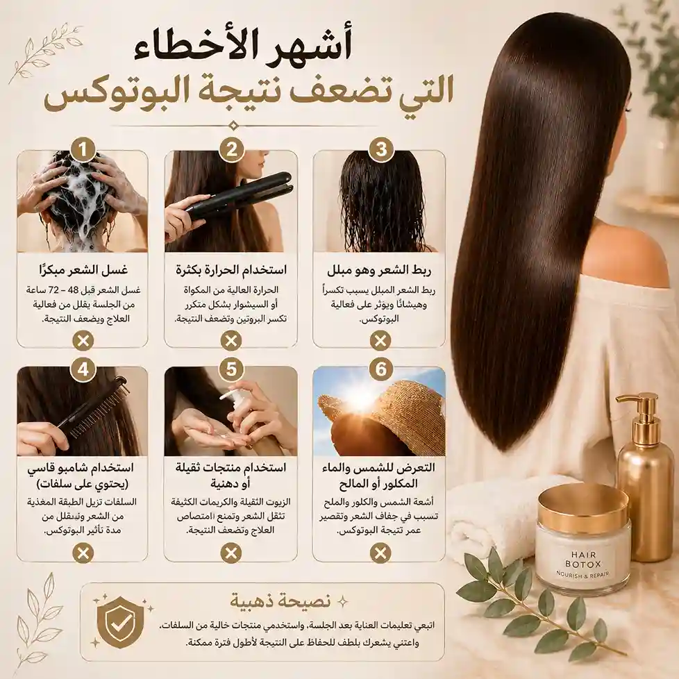 بوتوكس الشعر في المنزل