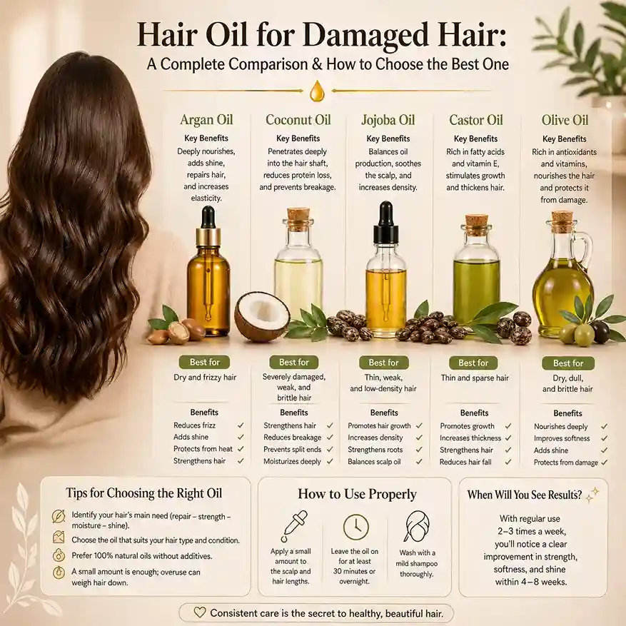 Hair Oil for Damaged Hair