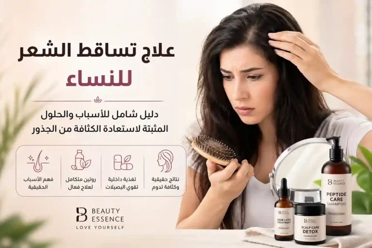 علاج تساقط الشعر للنساء