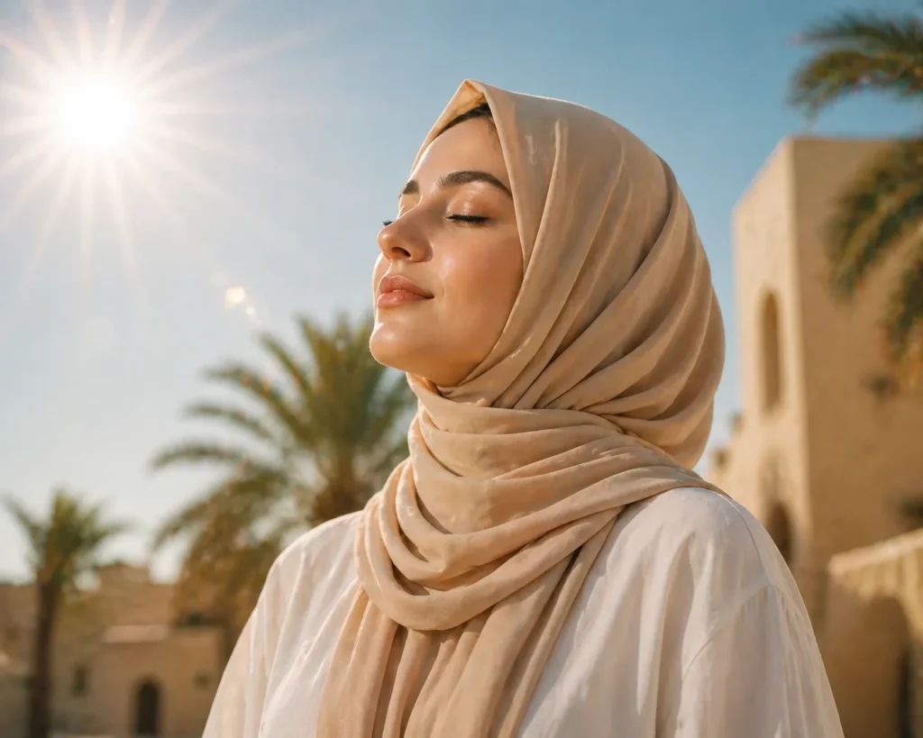 عناية الشعر تحت الحجاب 