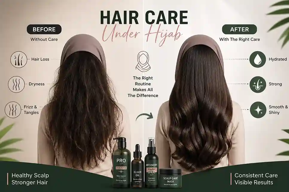 hair care under hijab