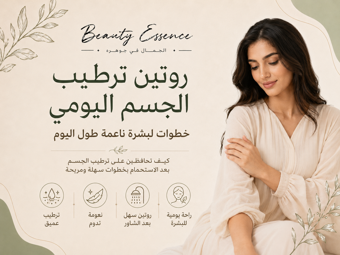 روتين ترطيب الجسم