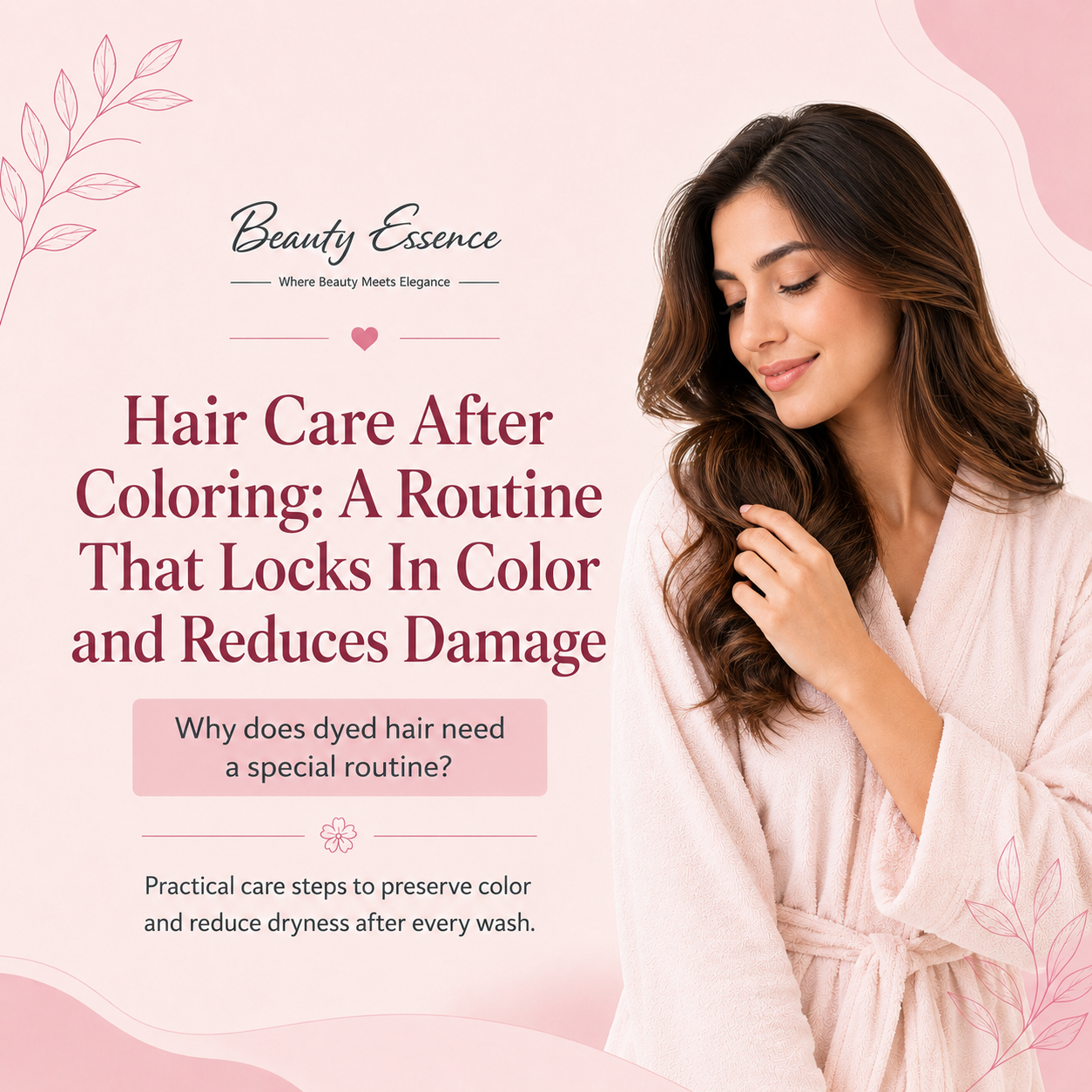 Hair Care After Coloring: A Routine That Locks In Color and Reduces Damage