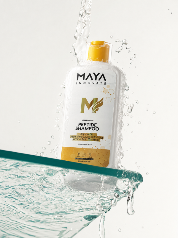 Peptide Shampoo 500 ml – Cleansing, Hydrating & Reducing Frizz