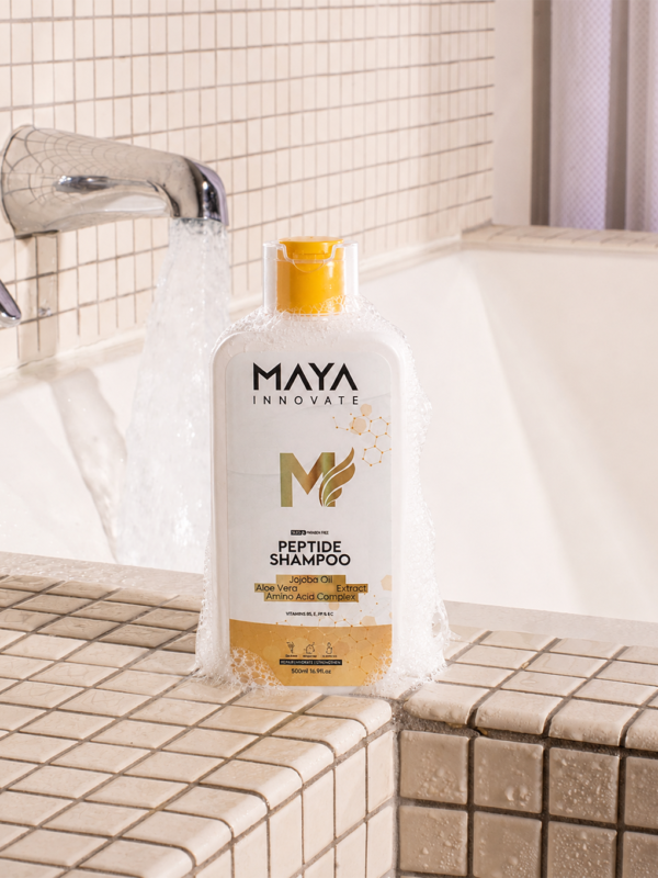 Peptide Shampoo 500 ml – Cleansing, Hydrating & Reducing Frizz