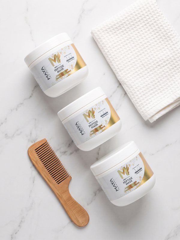 Peptide Hair Mask 500 g – Hydrating Damaged Hair & Reducing Frizz